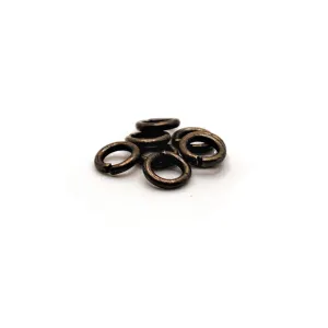 100, 500 or 1,000 Pieces: 5 mm Antiqued Red Copper Open Jump Rings, 18g