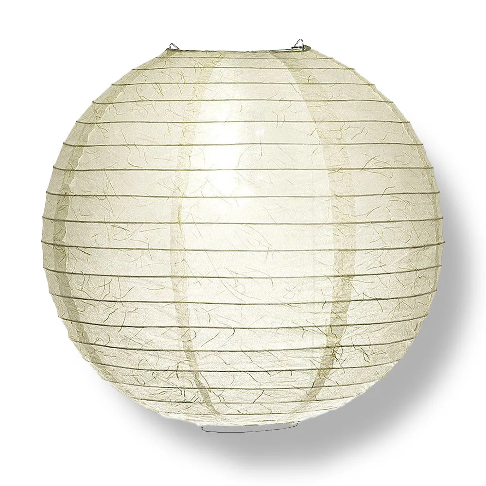 12" Cloud Phoenix Silken Japanese Kozo Unryu Fibrous Paper Lantern Shade, Hanging Decoration