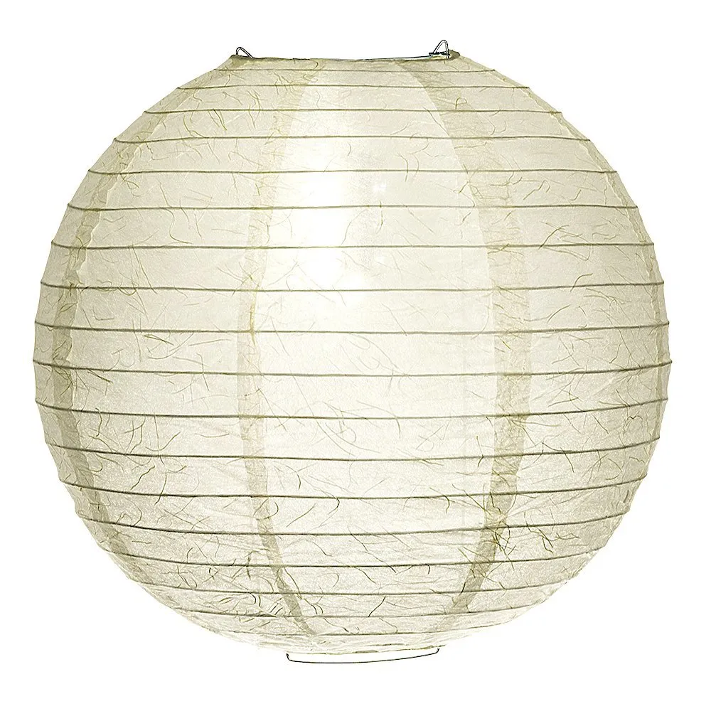 12" Cloud Phoenix Silken Japanese Kozo Unryu Fibrous Paper Lantern Shade, Hanging Decoration