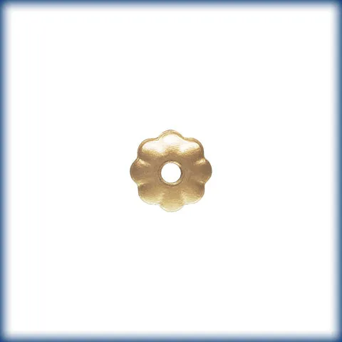 14K Gold Filled Flower Bead Caps 3mm (100 pcs)