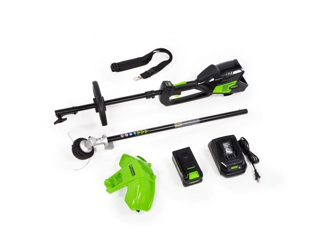 40V 14" Cordless Battery String Trimmer (Attachment Capable) w/ 6.0 Ah Battery & Charger