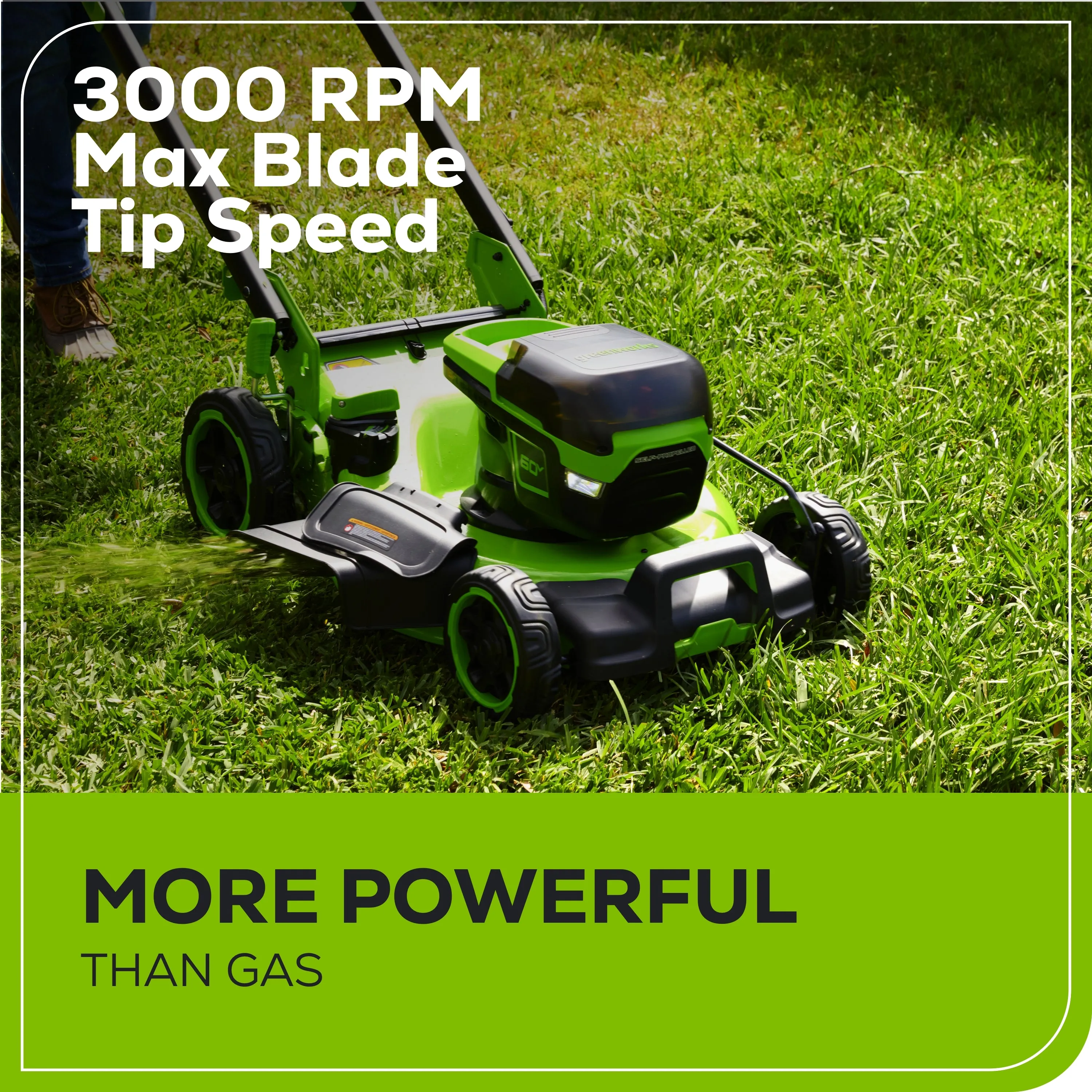 60V 22" Cordless Battery Self-Propelled Lawn Mower w/ 8.0Ah Battery & Charger