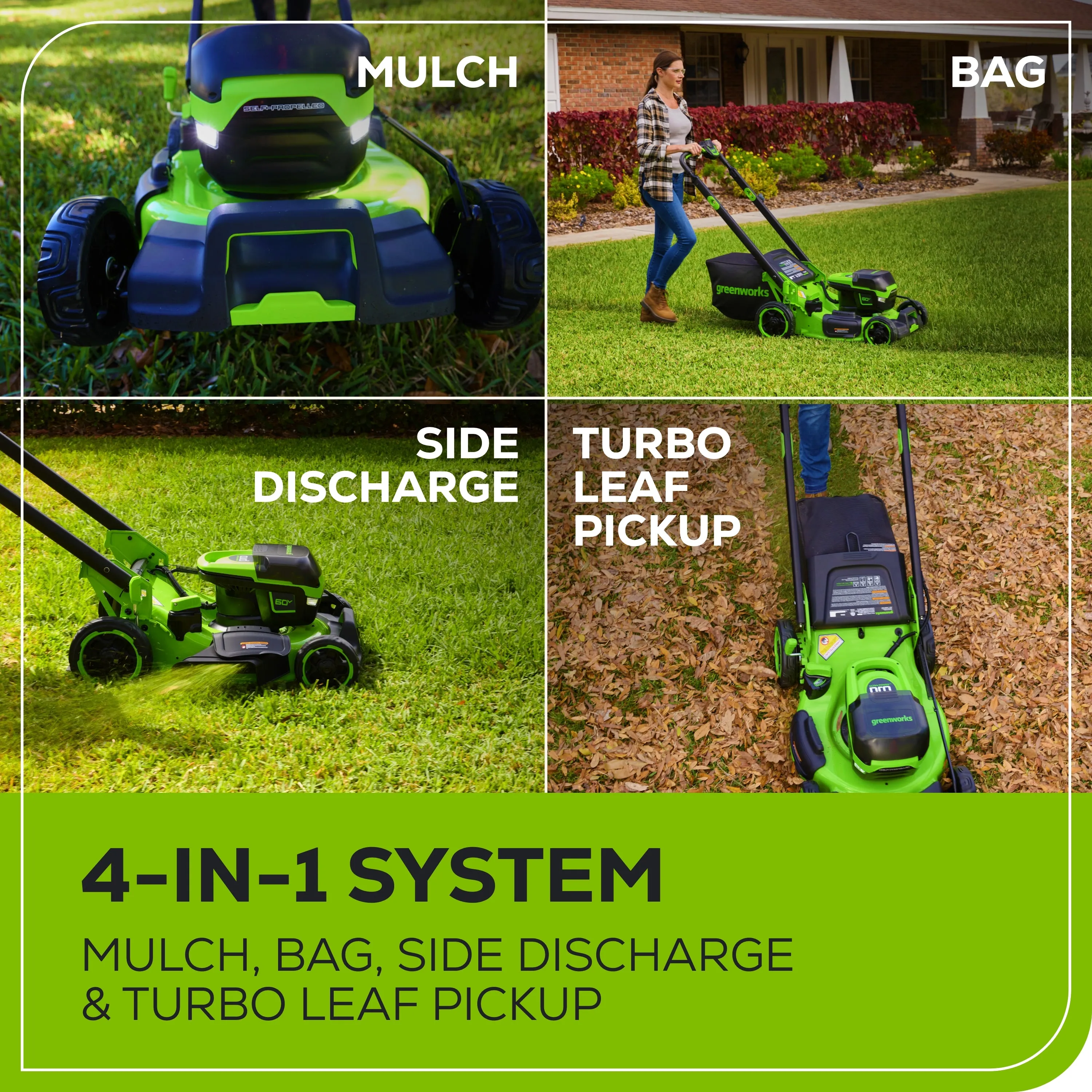 60V 22" Cordless Battery Self-Propelled Lawn Mower w/ 8.0Ah Battery & Charger