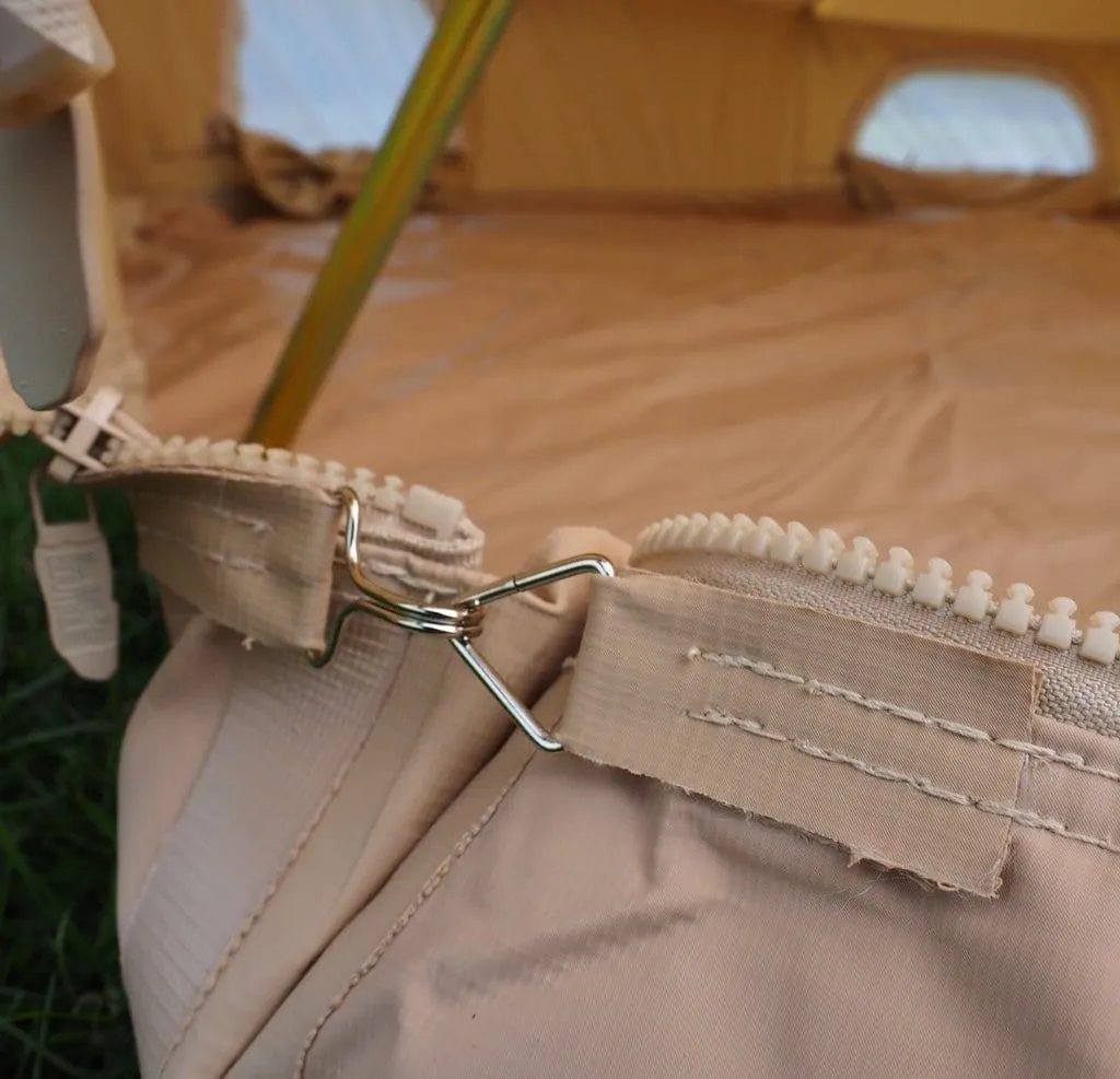 6m Bell Tent 285gsm 100% Natural Canvas