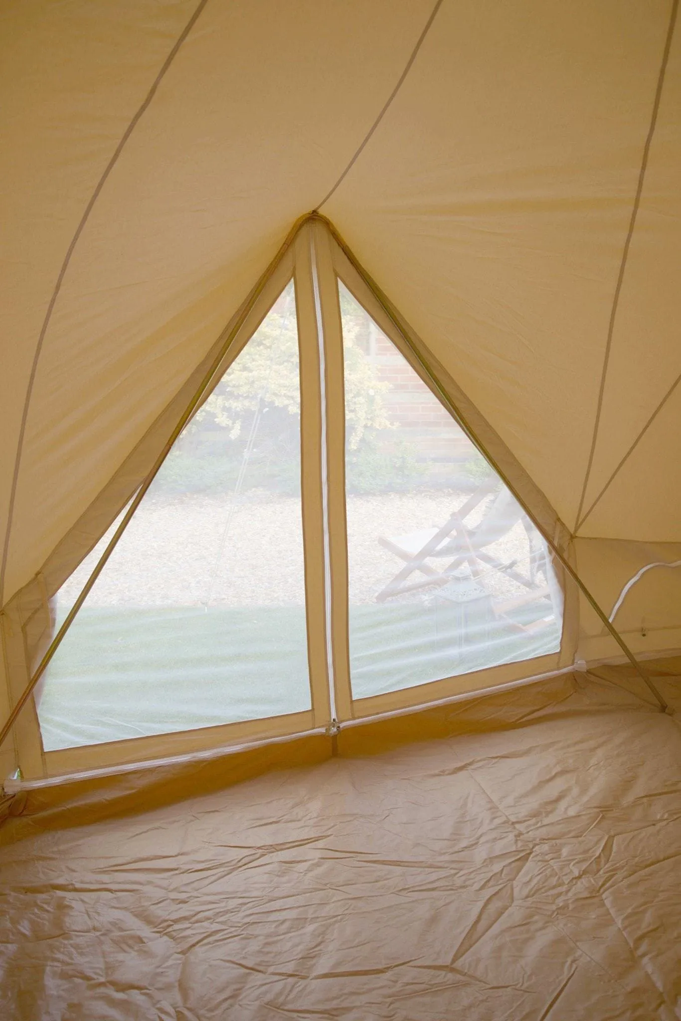 6m Bell Tent 285gsm 100% Natural Canvas