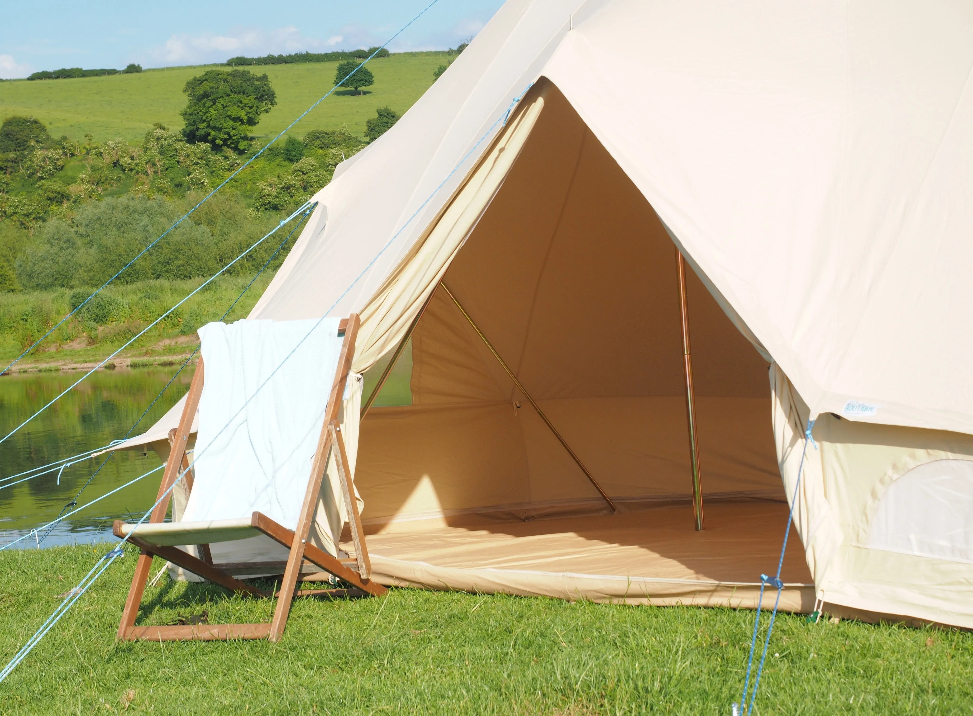 6m x 4m Emperor Tent 285gsm 100% Natural Canvas