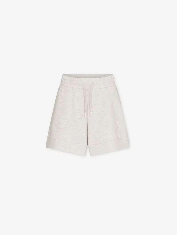 Alder High-Rise Short 5.5" in Ivory Marl