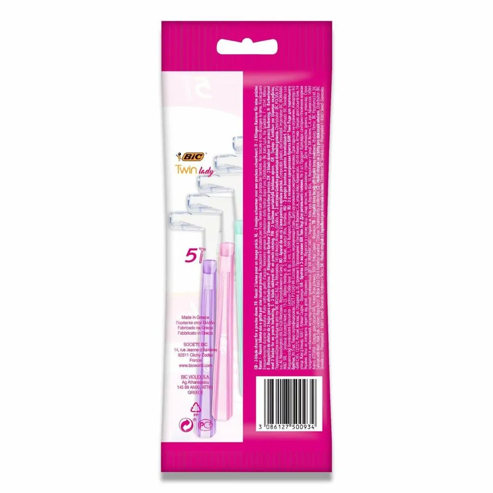 Bic - Twin Lady Precise Shave - 5 Ct Each - 20 Pack