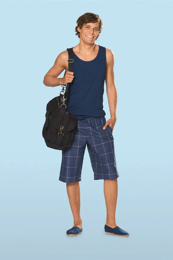 Burda 7381 Mens' Shorts Pattern