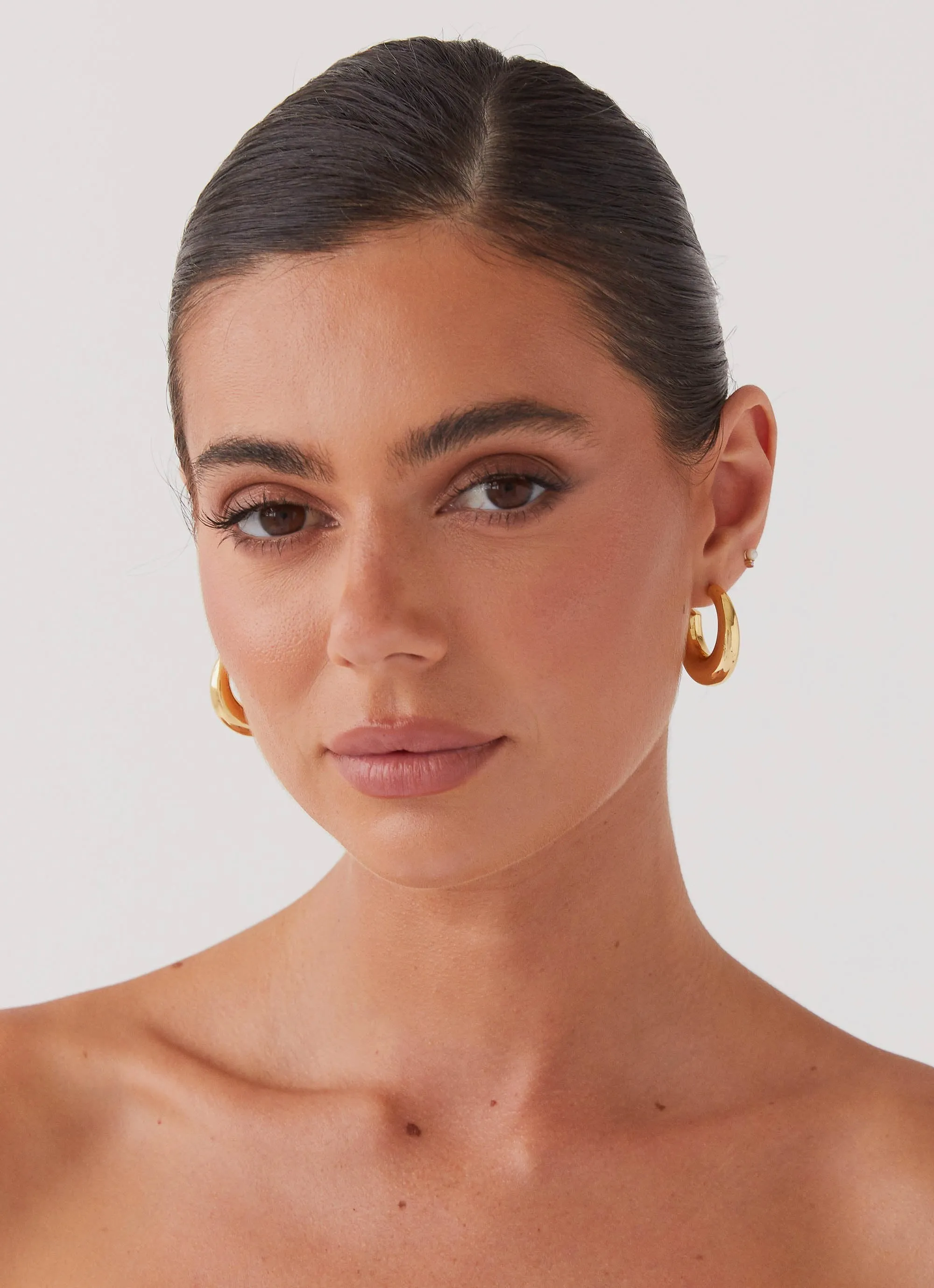 Calisse Hoop Earrings - Gold