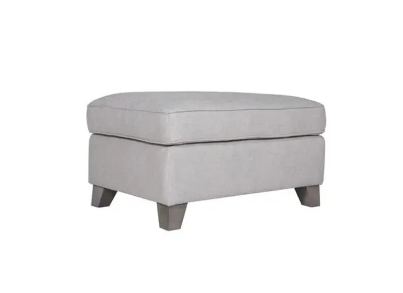 Cantrell Grey Ottoman Stool