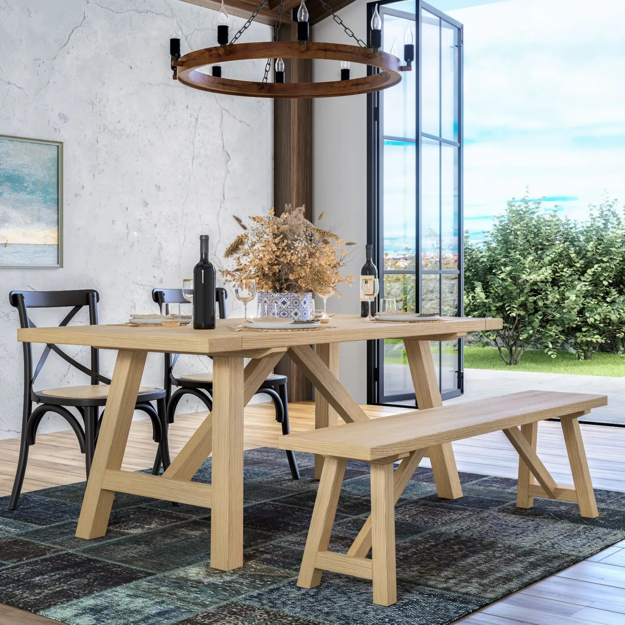 Cascais 72"  Customizable Dining Table