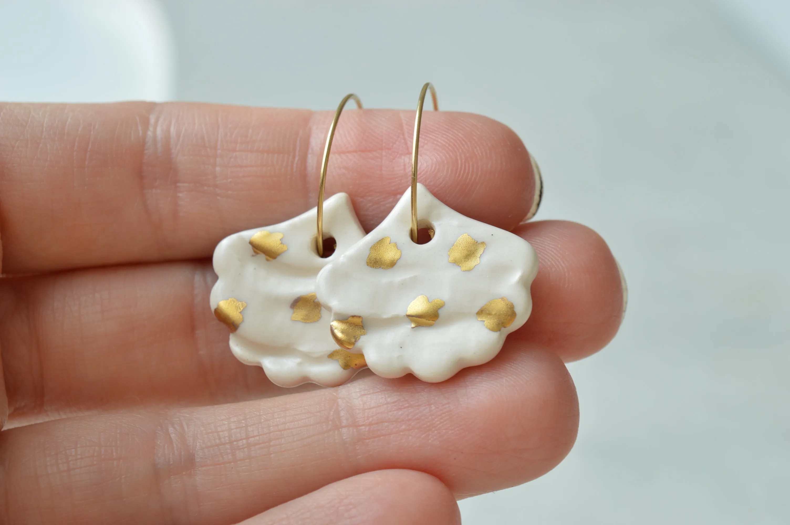 Ceramic Earrings No. 36