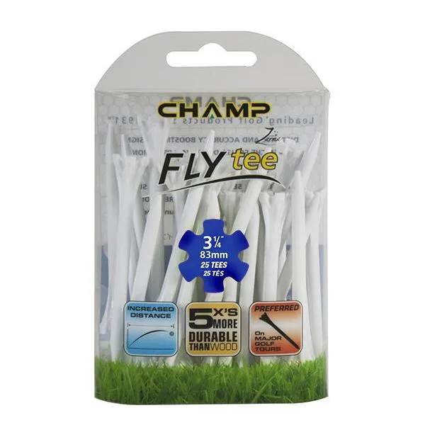 Champ Fly Tees 3.25" Plastic Golf Tees