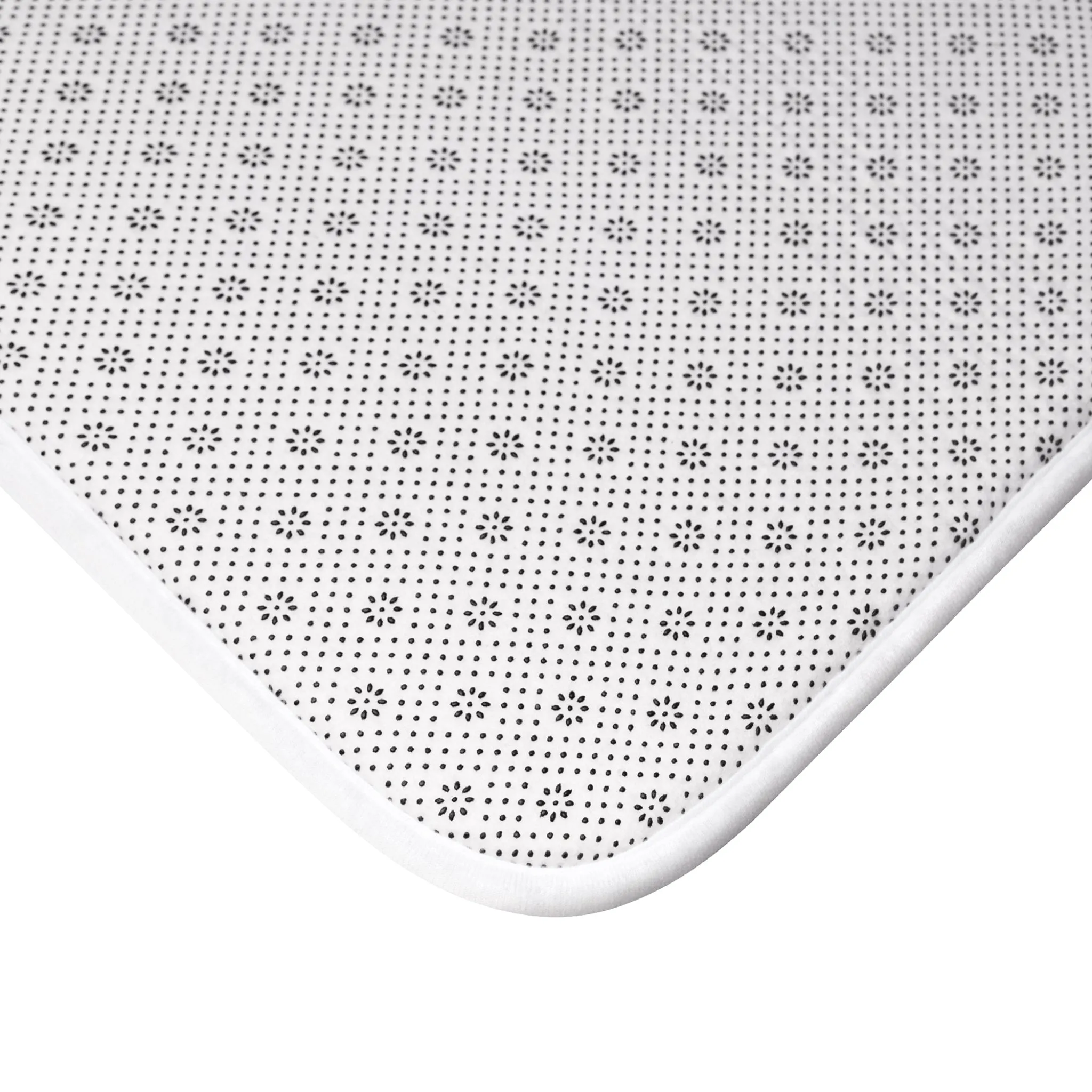 Charcoal Accent Color, Memory Foam Bath Mat - Cozy Bathroom Essential