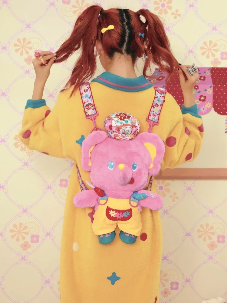 Chef Elephant Plush Backpack【s0000000598】