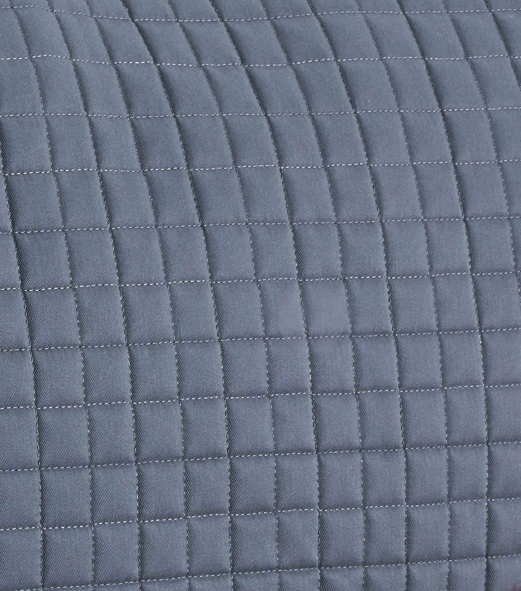 Close Contact European Cotton Saddle Pad - GP/Jump Square Grey