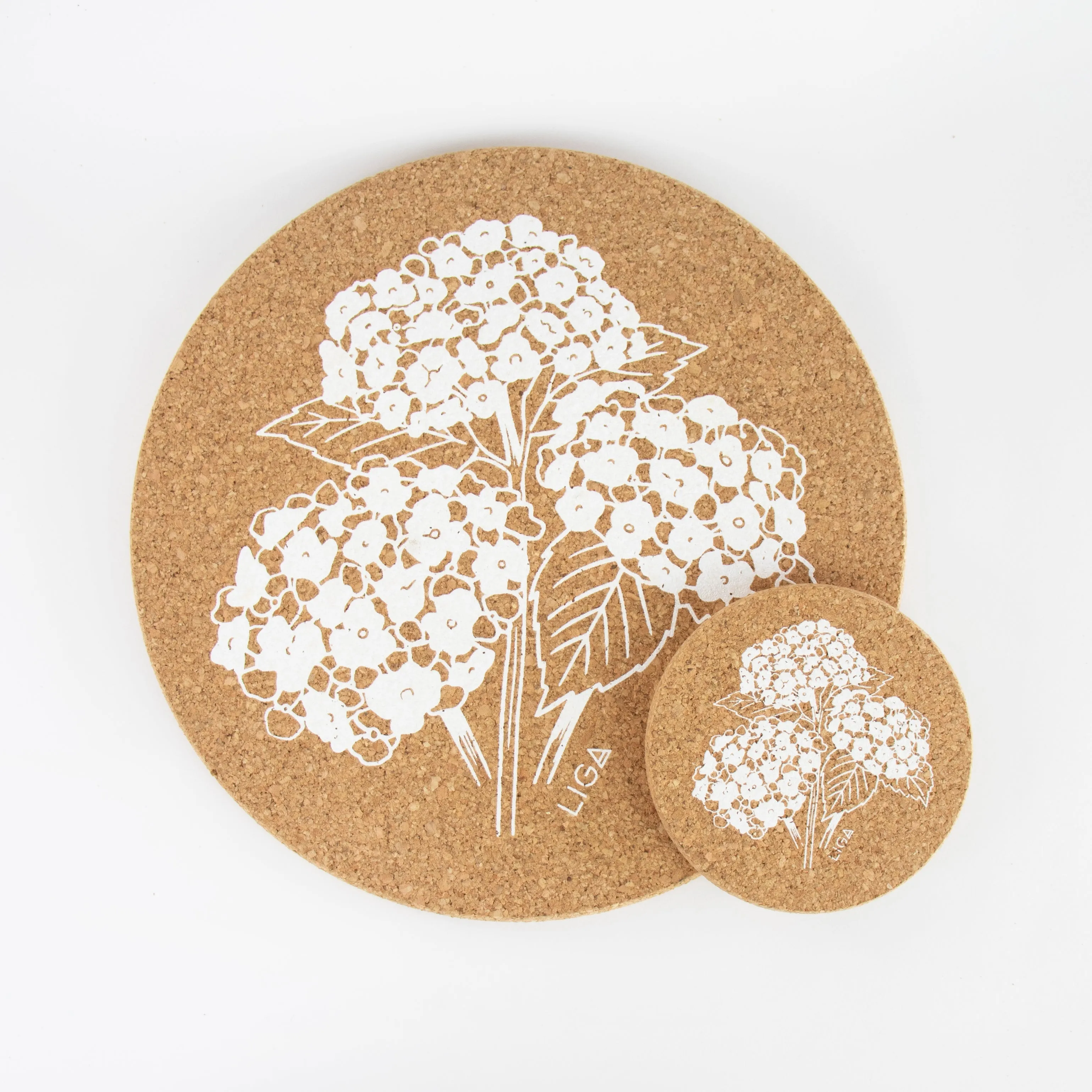 Cork Mats | Hydrangea