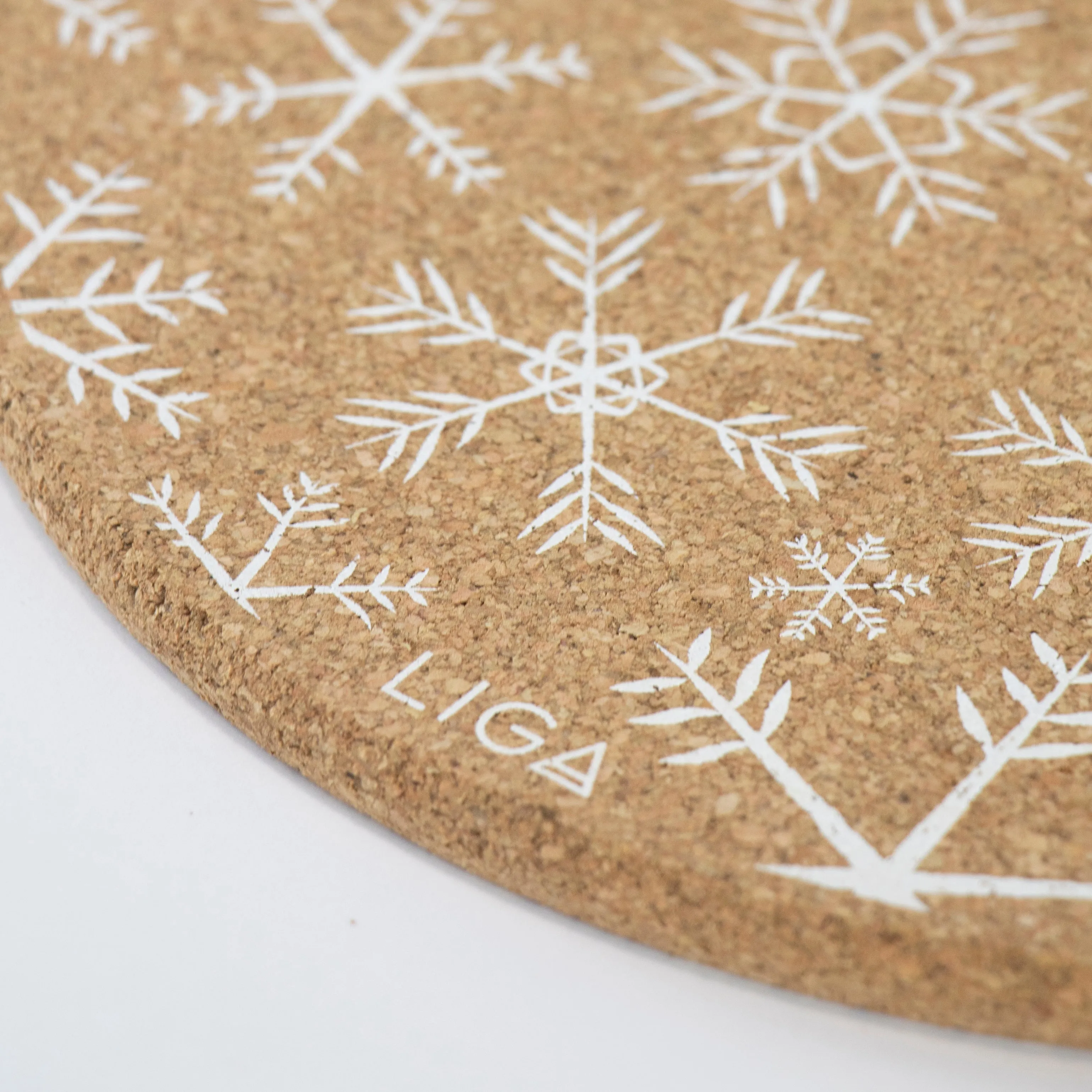 Cork Mats | Snowflake