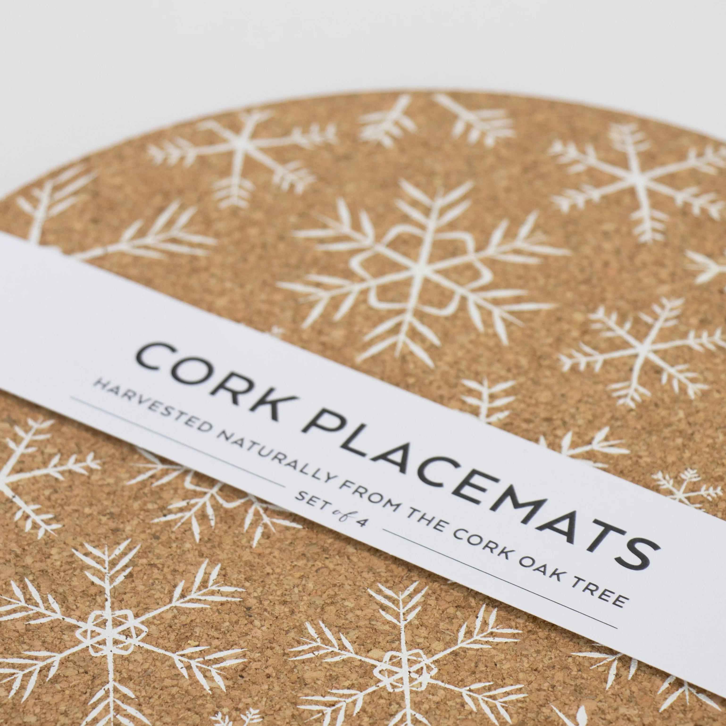 Cork Mats | Snowflake