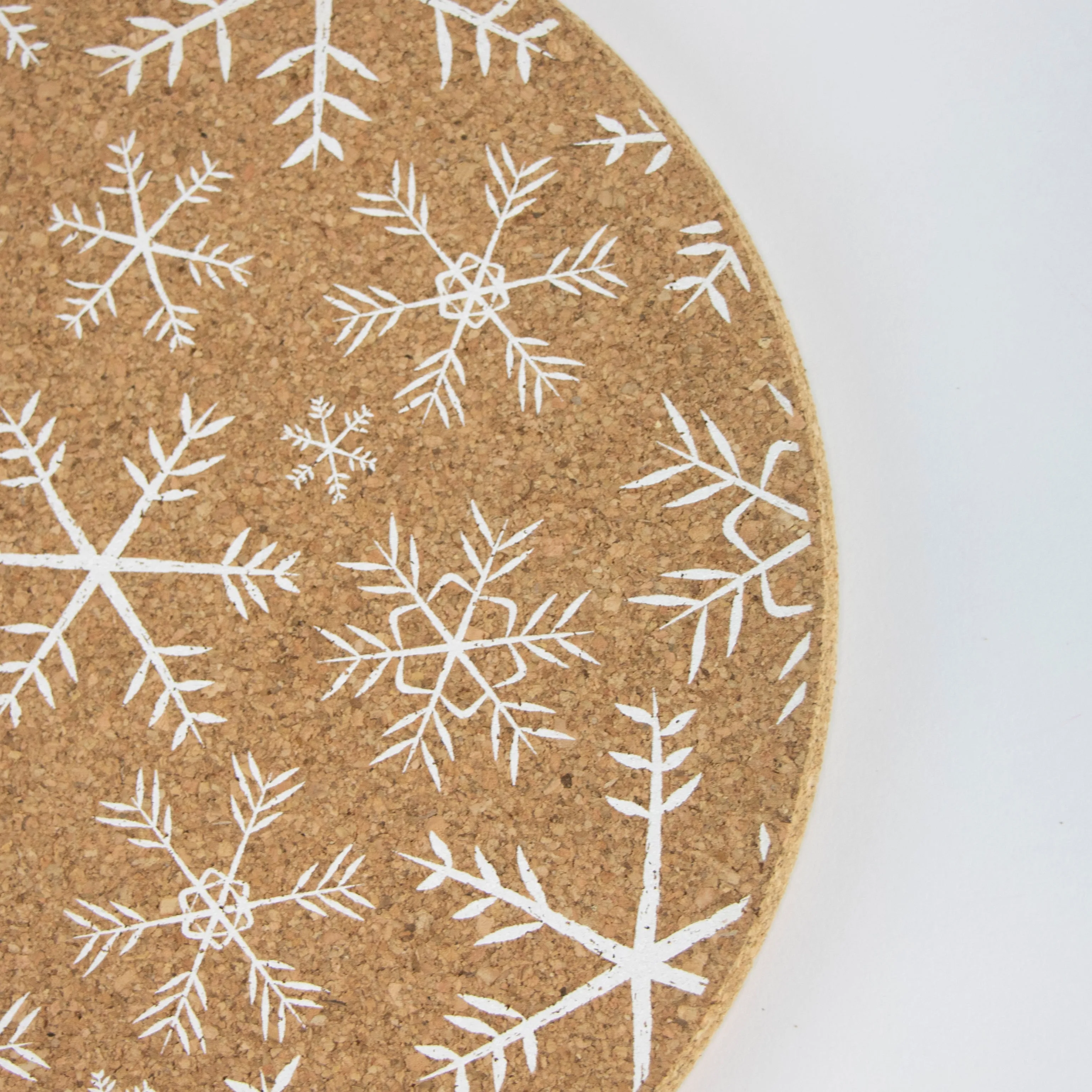 Cork Mats | Snowflake