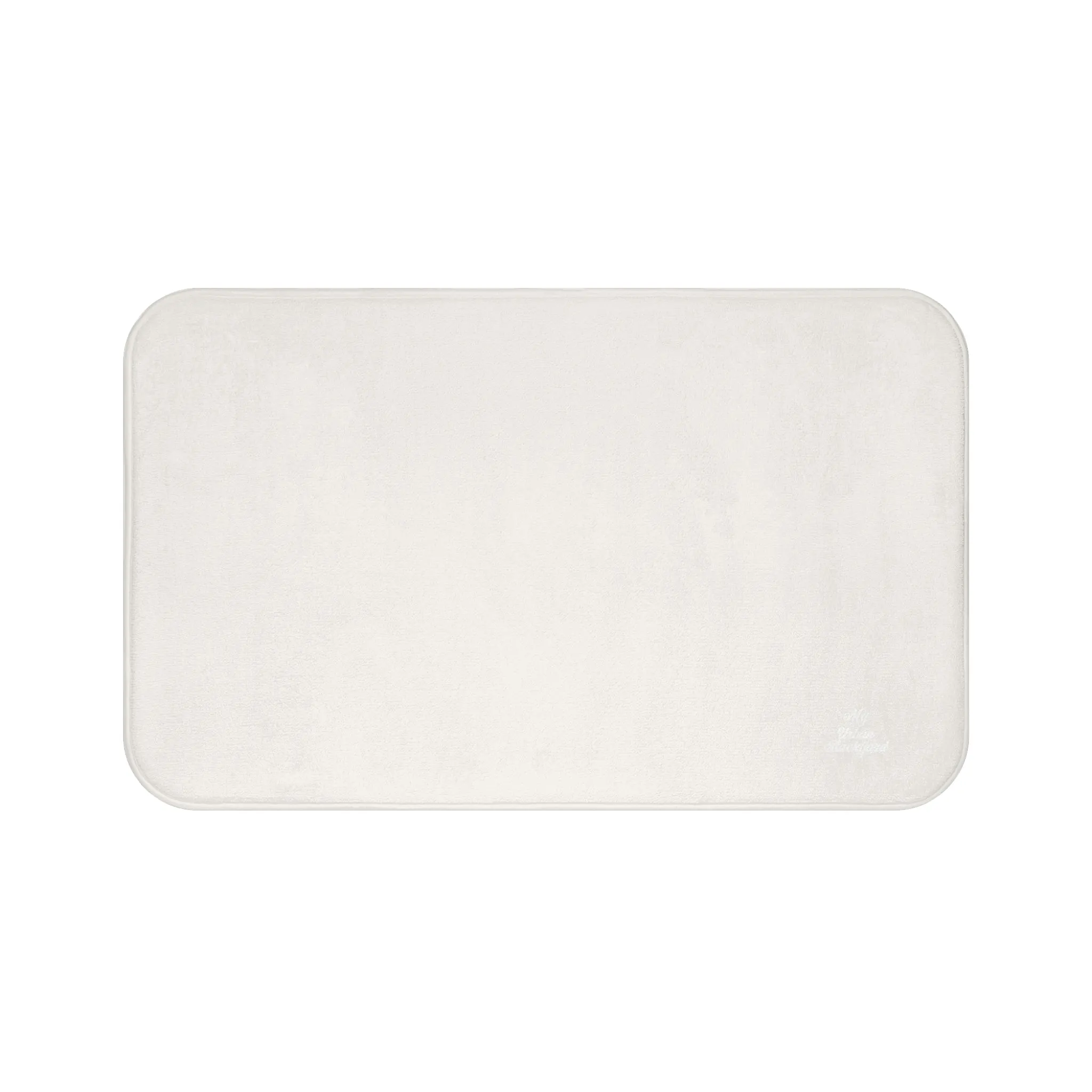 Cream Accent Color, Memory Foam Bath Mat - Cozy Bathroom Essential