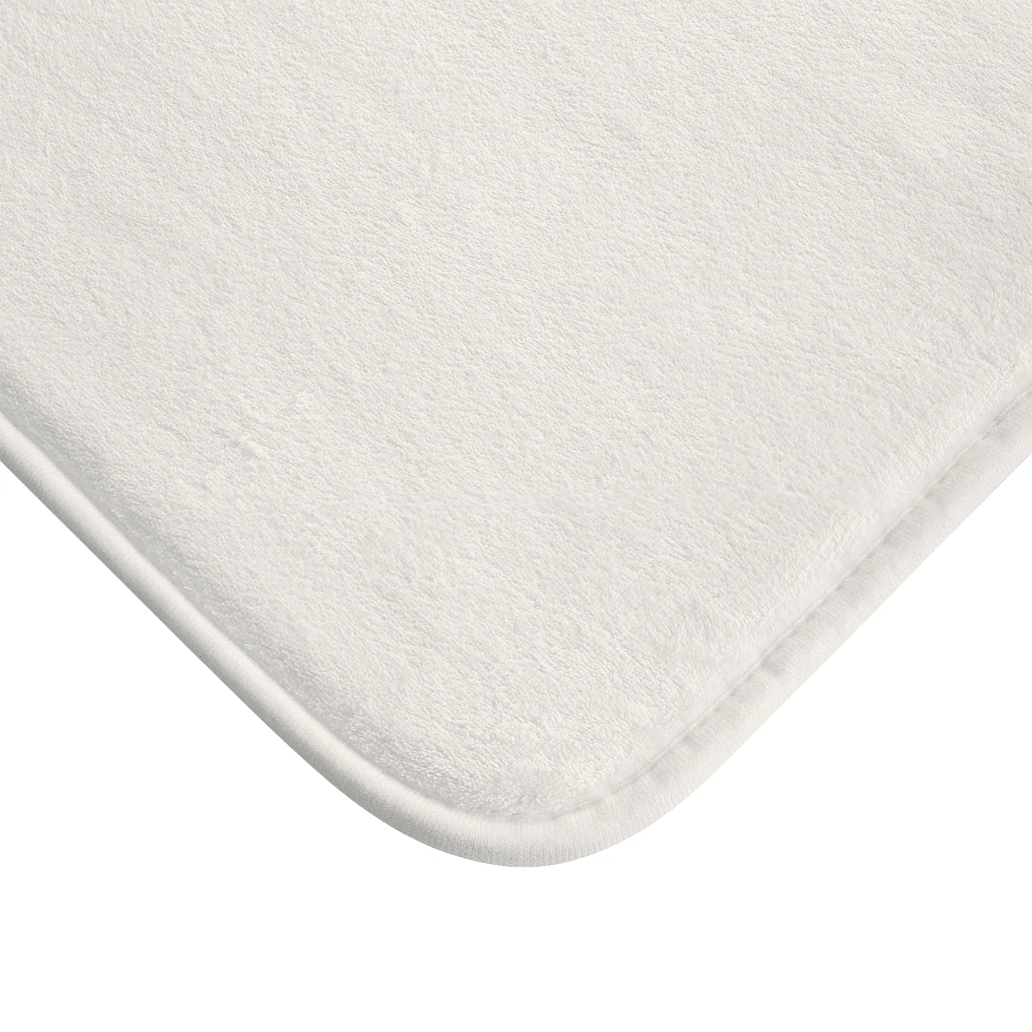 Cream Accent Color, Memory Foam Bath Mat - Cozy Bathroom Essential