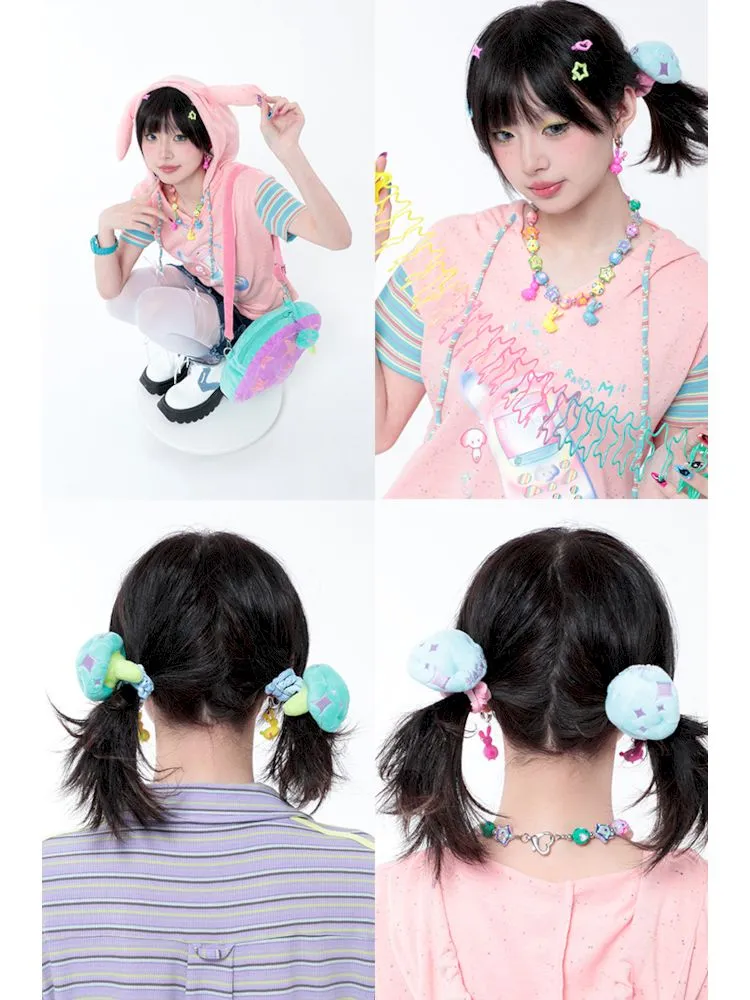 Cute Girls Japanese Accessories Mushroom Hair Bands/Hangings【s0000006563】