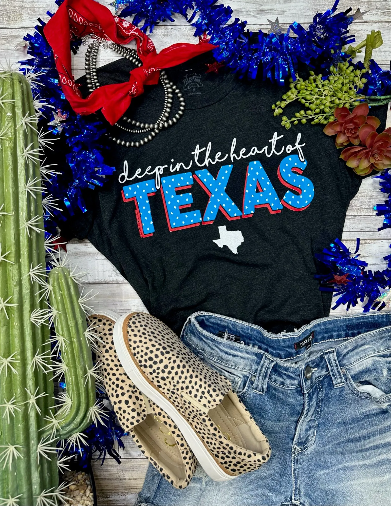 Deep in the Heart of Texas Graphic Tee by Texas True Threads