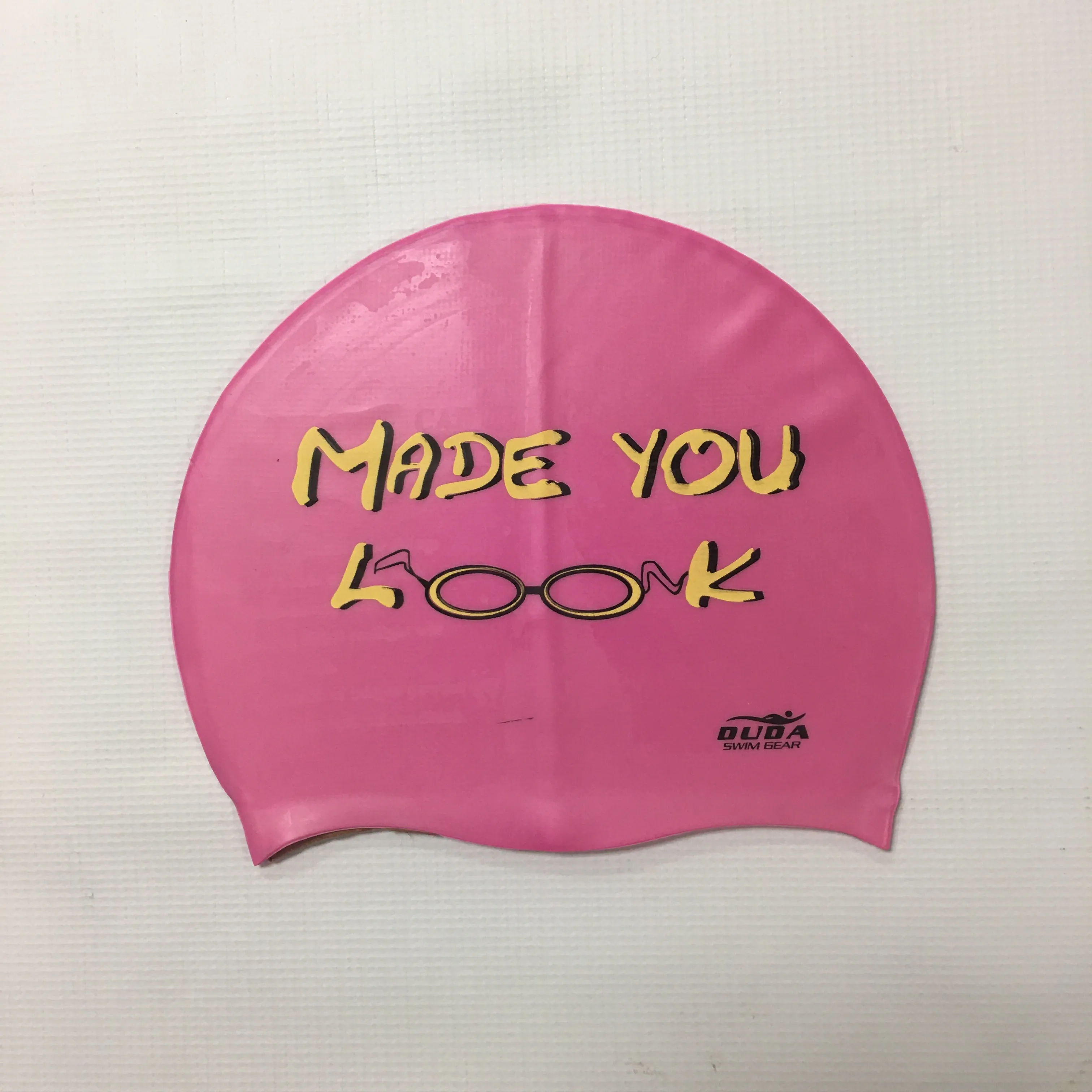 Duda "Made You Look" Swim Cap