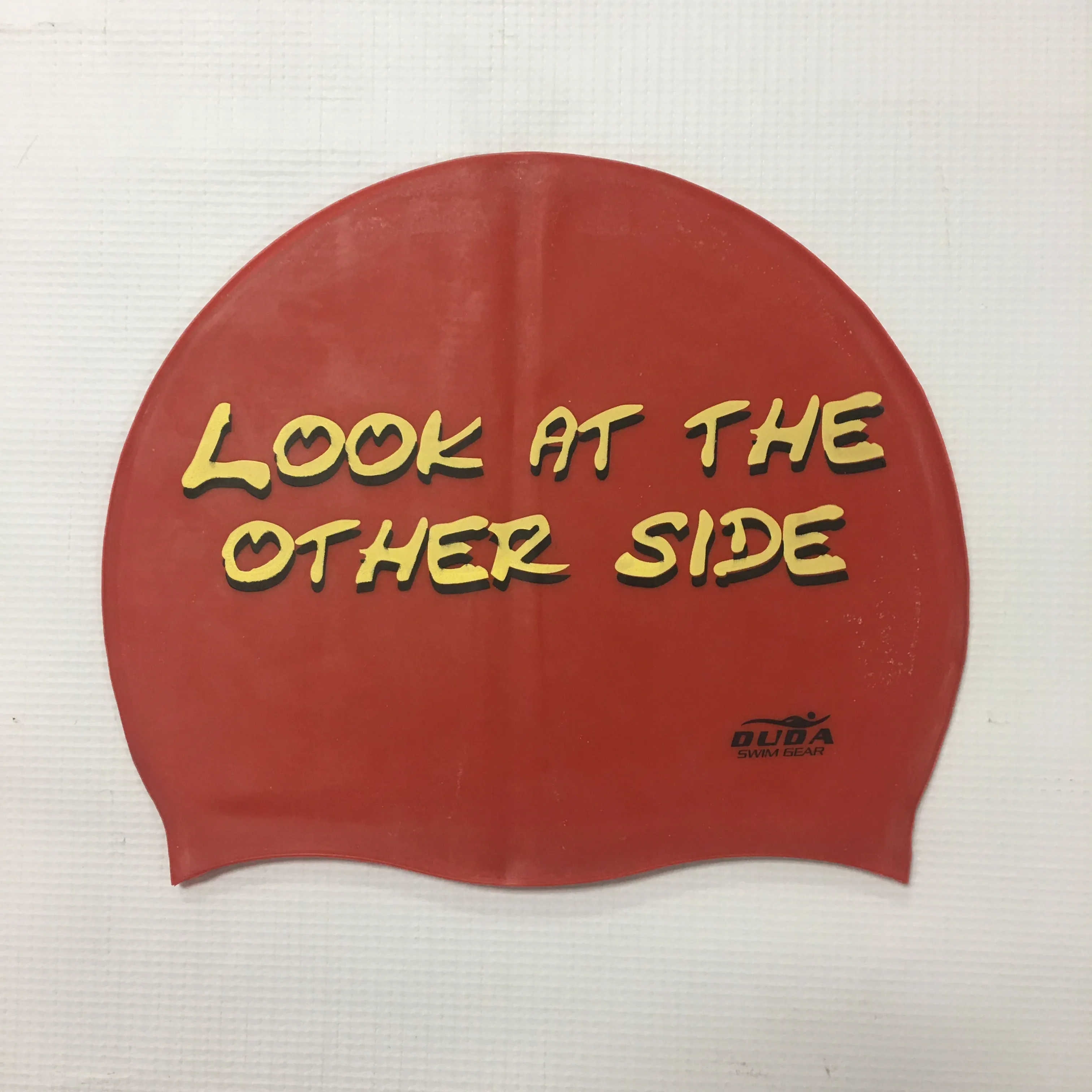 Duda "Made You Look" Swim Cap