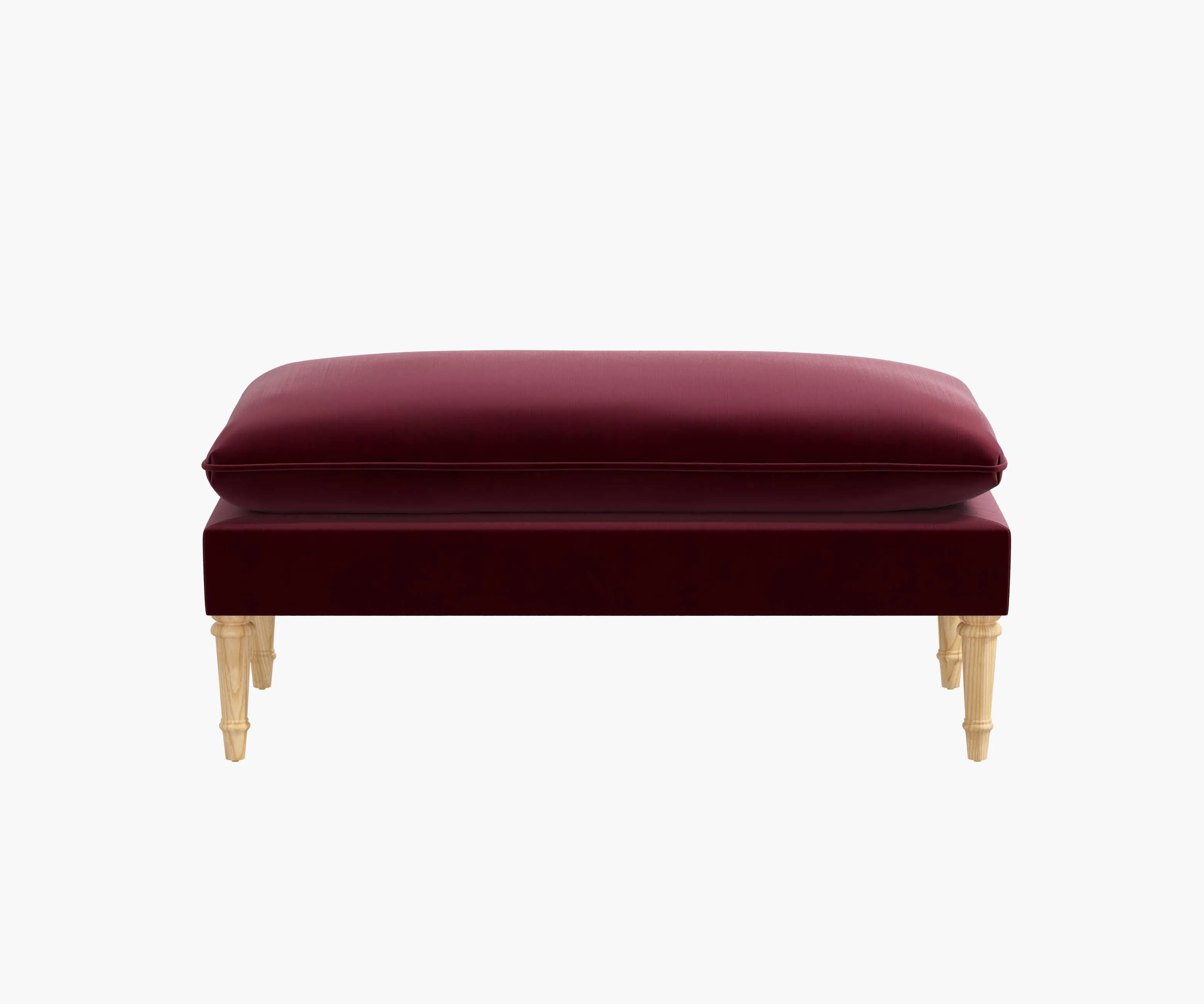 Flora Bench - Plum Velvet