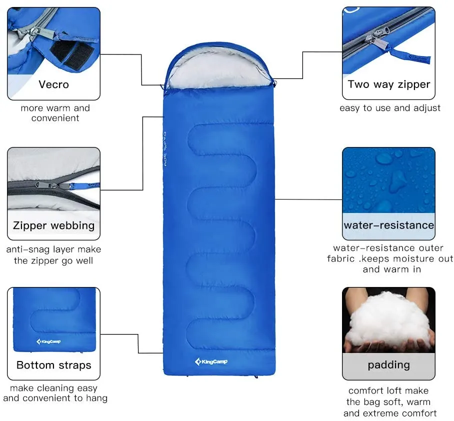 KingCamp Extra Wide 4 Season Sleeping Bag