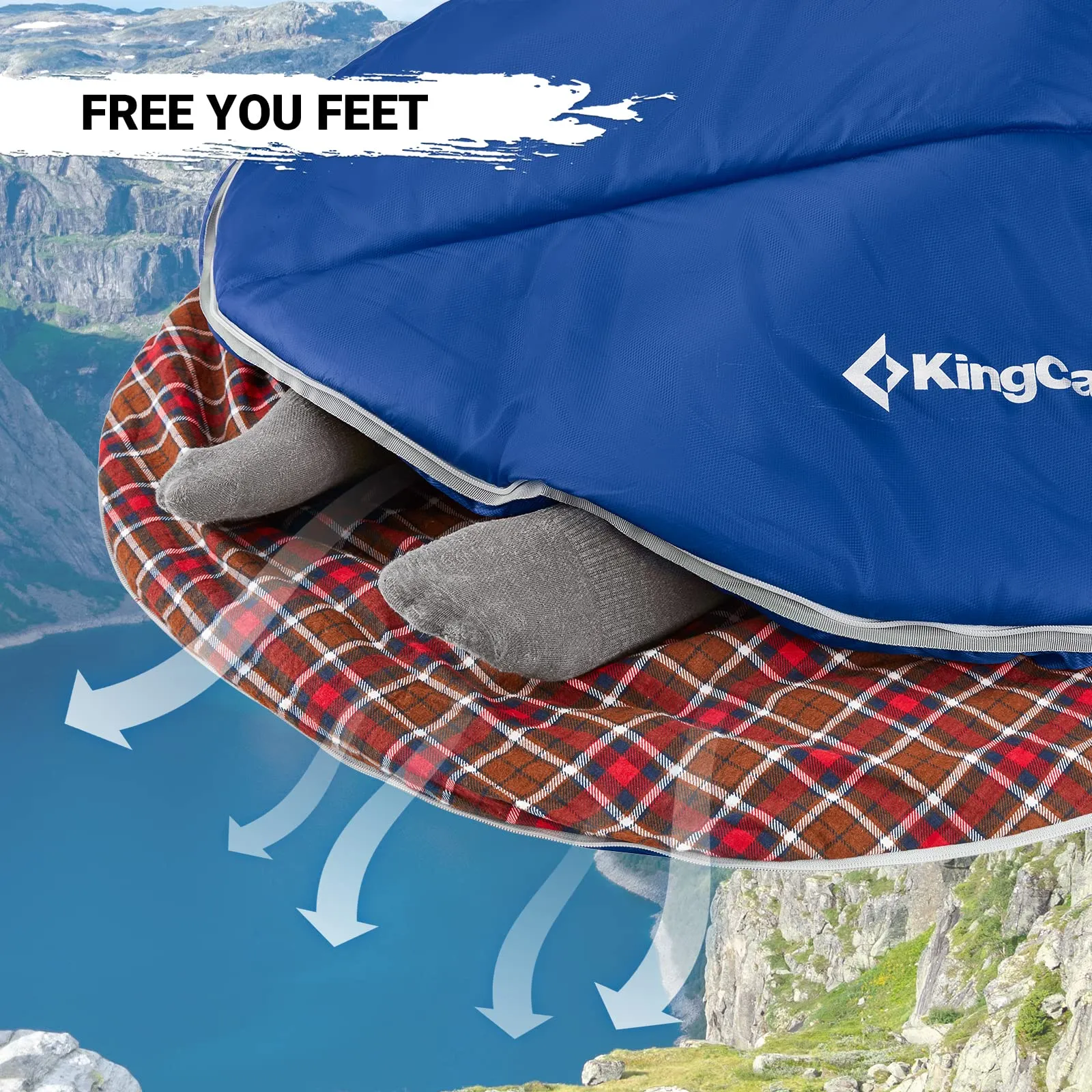 KingCamp Youth Extra Wide Sleeping Bag