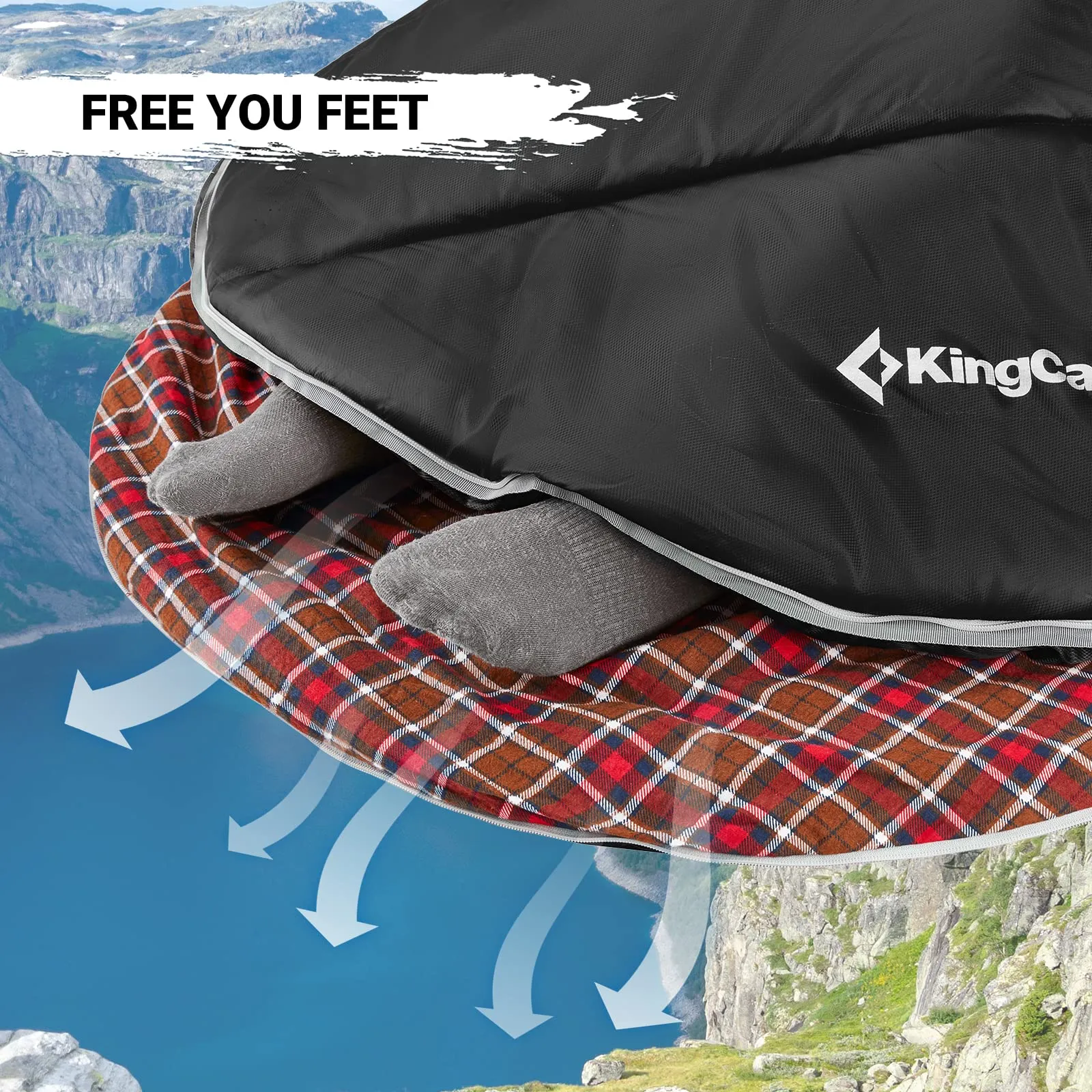 KingCamp Youth Extra Wide Sleeping Bag