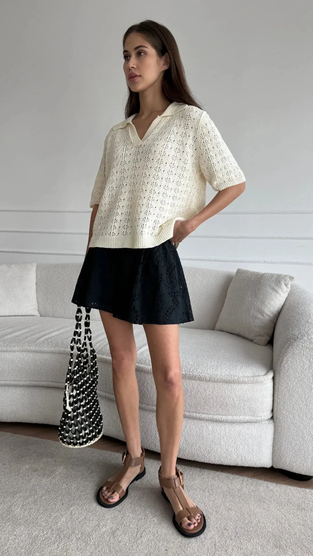 Laina | Broderie Shorts