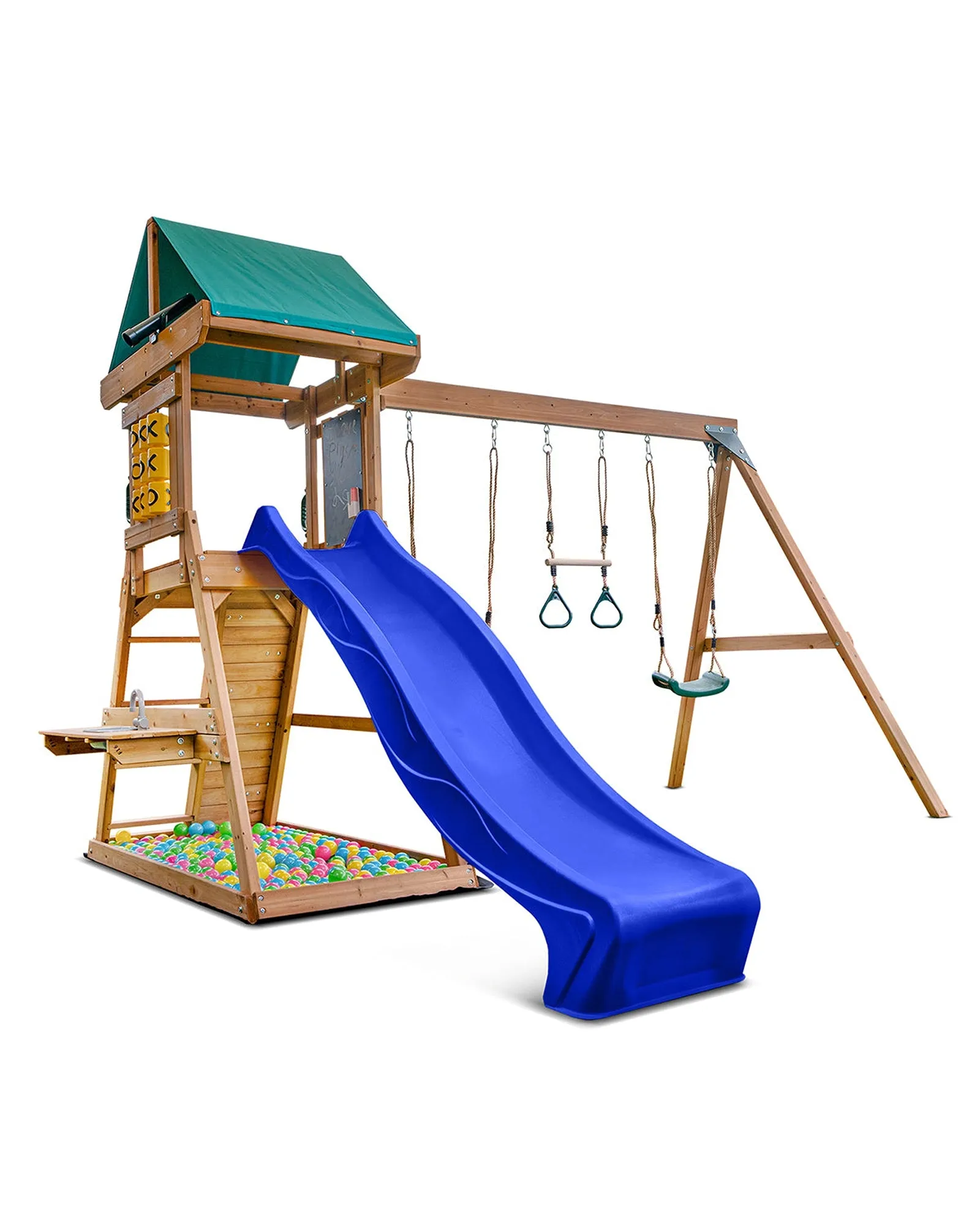 Lifespan Kids Birmingham Play Centre Set with 2.2m Blue Slide