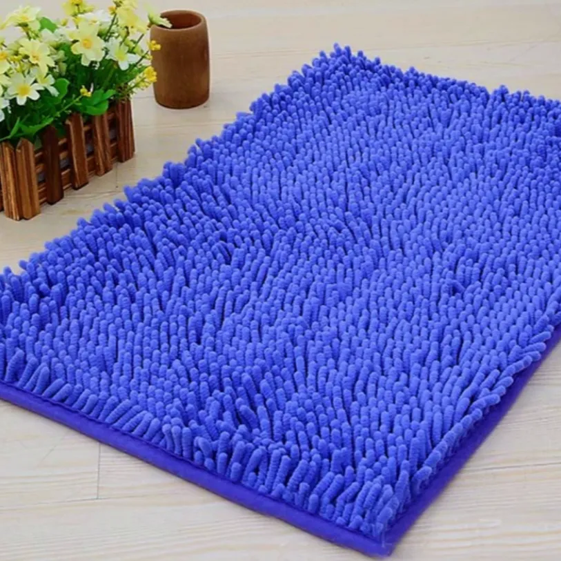 Microfiber anti Slip Bath Mat-10427Royal Blue