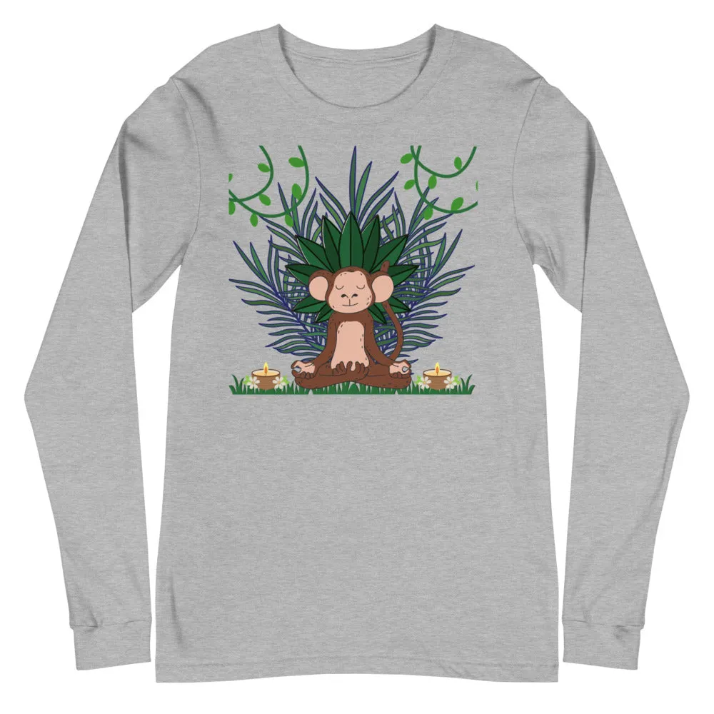 Monkey graphic white t-shirt  for men