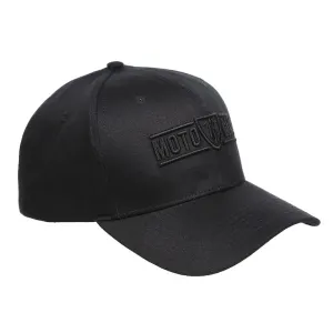 MotoGirl Black Logo Cap