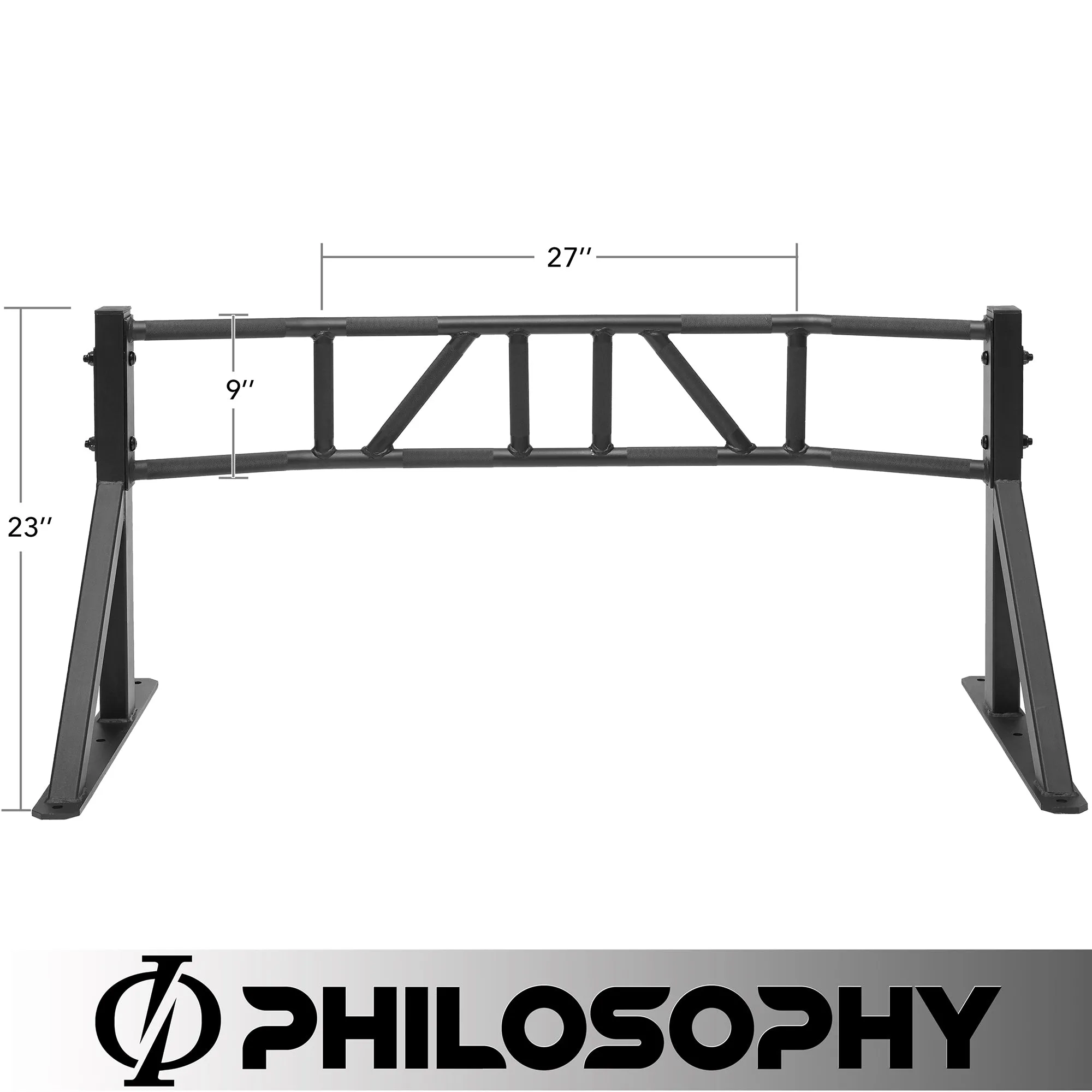 Multi-Grip Wall Mounted Chin-Up Bar - Multifunctional Pull-Up Station