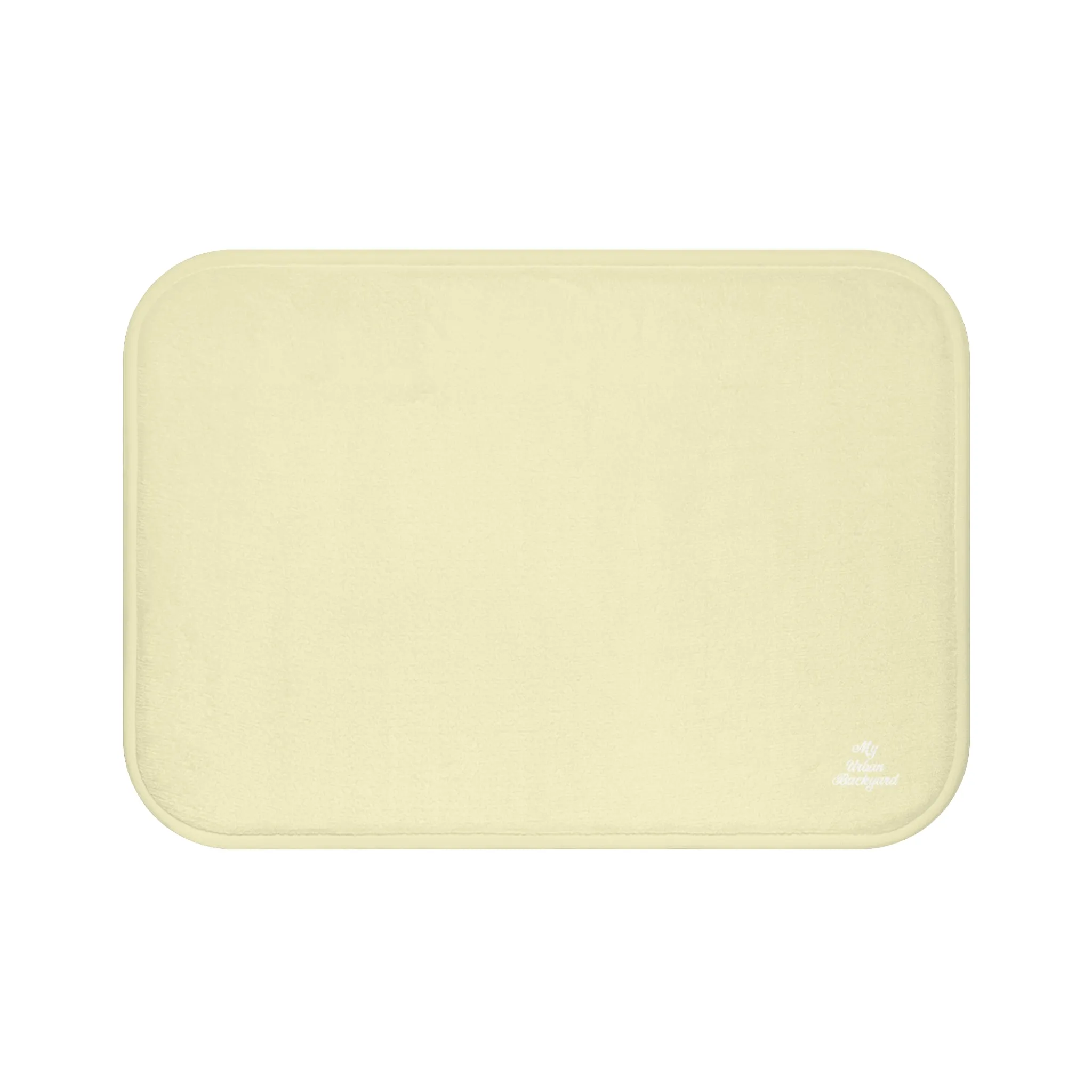 Muted Daffodil Accent Color, Memory Foam Bath Mat - Cozy Bathroom Essential