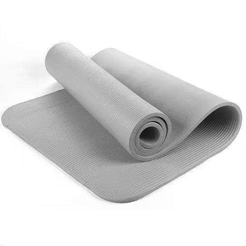 NBR Foam Yoga Mat 15mm Thick -- Grey