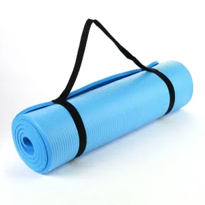 NBR Foam Yoga Mat 15mm Thick - Sky Blue