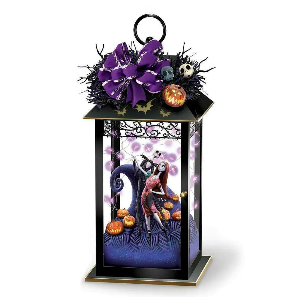 Nightmare Before Christmas Jack And Sally Love Beneath The Stars Lantern