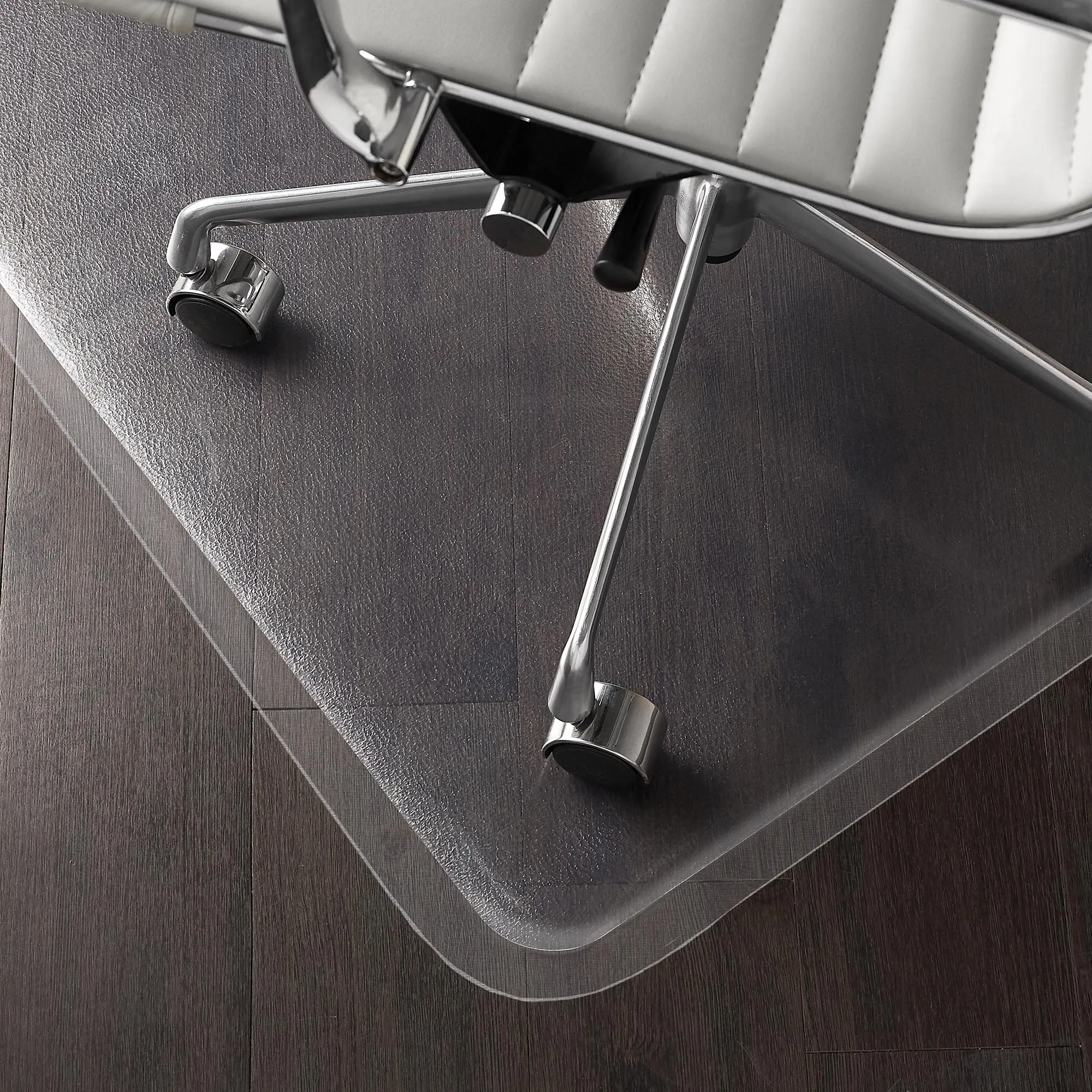 Office Desk Chair Floor Mat with Lip, Clear