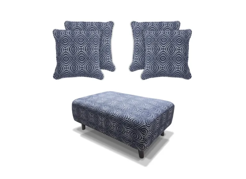 Poppy Footstool & Cushion Sets