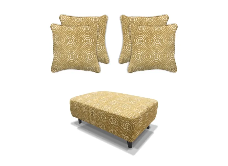 Poppy Footstool & Cushion Sets