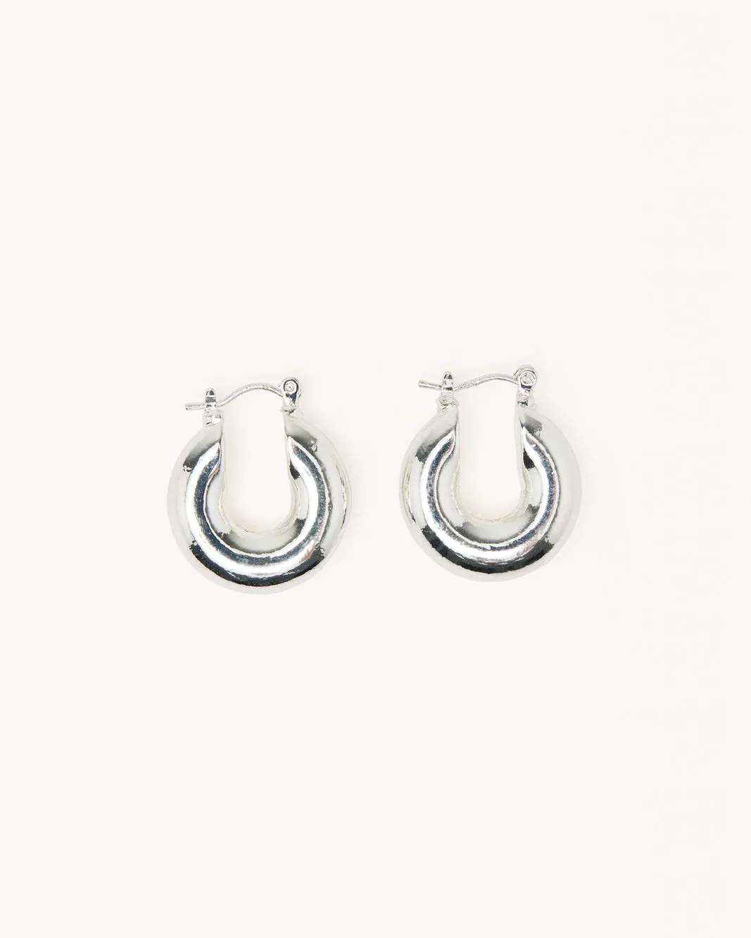 PORTIA HOOP EARRING - STERLING SILVER