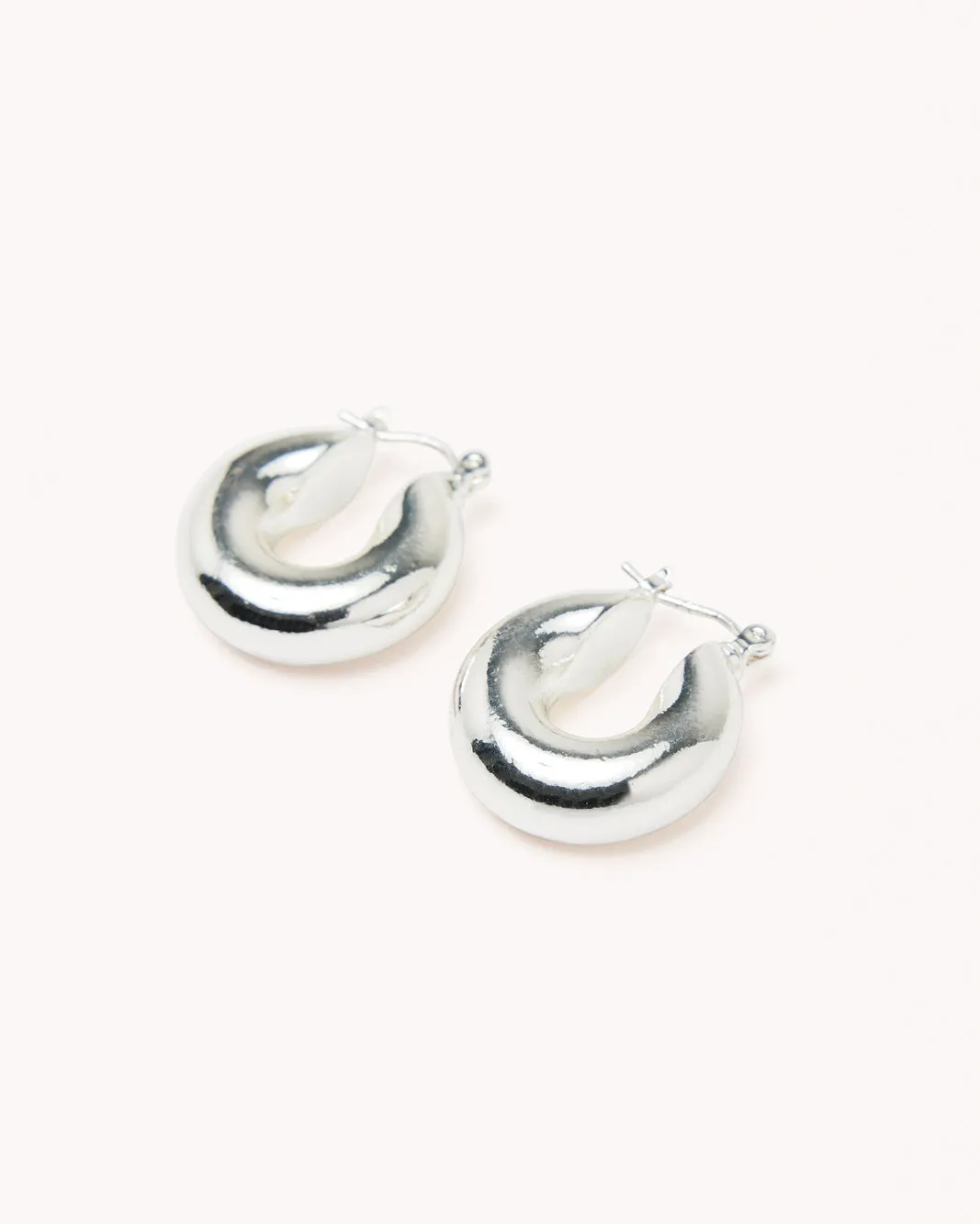 PORTIA HOOP EARRING - STERLING SILVER